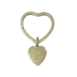 Tiffany Heart Key Key Ring Silver
